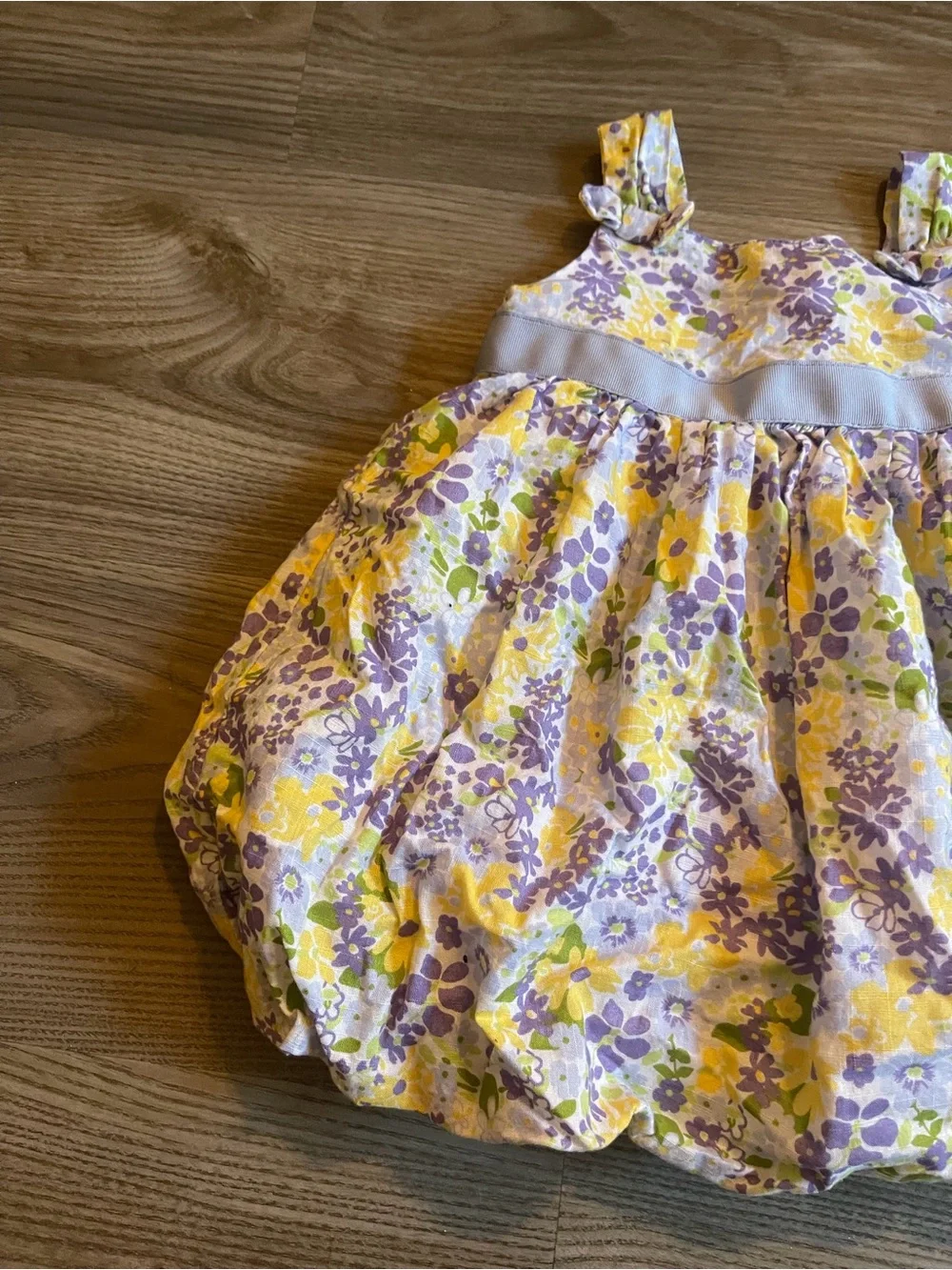Crazy 8 Floral Bubble Dress 6-12M | Vintage Cottagecore Sundress Boho Chic